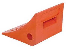 img 1 attached to 🔒 Vestil URWC-2 Compact Urethane Wheel Chock, 7-inch Width x 6-inch Height x 8-inch Length