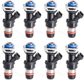 img 4 attached to 🔥 8Pcs Fuel Injectors for Avalanche Silverado Suburban Sierra Yukon Escalade Rainer 4.8L 5.3L 6.0L V8 - OEM Compatible with 2001-2007 Models - 17113553 25317628 FJ315 FJ10062