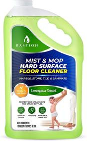 img 4 attached to 🍋 Lemongrass Hard Surface Floor Cleaner Solution - Ready-To-Use Spray Mop Liquid for Marble, Stone, Granite, Tile, Vinyl, Laminate, Linoleum - 1 Gallon Bottle