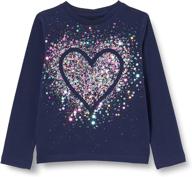 desigual girls' clothing: knit t-shirt with sleeves logo