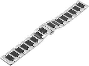 img 1 attached to 💎 High-Quality Stainless Steel Bracelet with Deployant Clasp