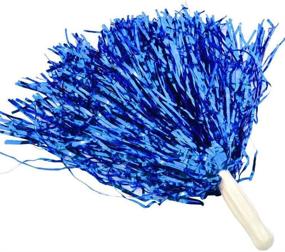 img 2 attached to 🔵 Stunning Royal Blue Pom Poms - Set of 12 for Cheerleading, Sports Events, and Parties