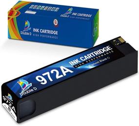 img 4 attached to 🖨️ DOUBLE D 972A Black Compatible Replacement for HP 972A (Updated Chip) - PageWide Pro Printers | 1 Black Ink Cartridge