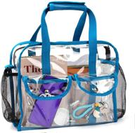 👜 stay stylishly organized: mofasvigi clear bag for school concerts travel - stadium approved, waterproof tote bags logo