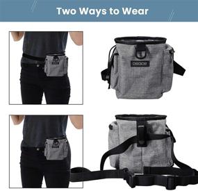 img 1 attached to 🐶 Nvcturne Dog Treat Pouch - Easy Carry Pet Toy & Treat Bag for Hands-Free Puppy Training, Kibble, Treats
