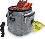 🐶 nvcturne dog treat pouch - easy carry pet toy & treat bag for hands-free puppy training, kibble, treats логотип