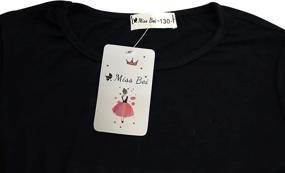 img 2 attached to Синее безрукавное платье для девочек от Miss Bei Stitching