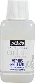 img 1 attached to Pebeo Acrylics Auxiliaries Varnish 250 Milliliter