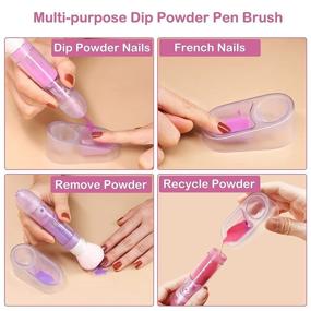 img 2 attached to 💅 Dip Powder Recycling Tray Pen: The Ultimate Mess-Free Tool for Nail Technicians and Beginners