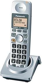 img 1 attached to Panasonic KX-TGA101S Silver Extra Handset w/ Charger for KX-TG1032S, KX-TG1033S, KX-TG1034S Cordless Phones: Enhanced Connectivity