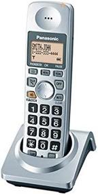 img 2 attached to Panasonic KX-TGA101S Silver Extra Handset w/ Charger for KX-TG1032S, KX-TG1033S, KX-TG1034S Cordless Phones: Enhanced Connectivity