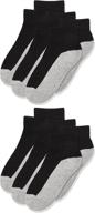 🔍 optimized search: jefferies socks boys' pack of 6 seamless quarter-height half cushion socks logo