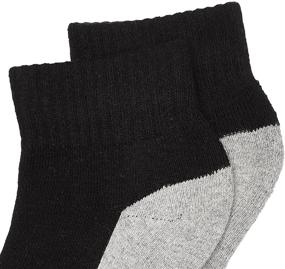 img 2 attached to 🔍 Optimized Search: Jefferies Socks Boys' Pack of 6 Seamless Quarter-Height Half Cushion Socks