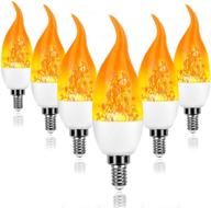 🕯️ enhance ambiance with artistic flame effect candelabra light industrial electrical логотип