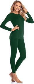 img 4 attached to Malist Womens Thermal Underwear Fleece