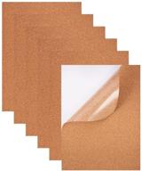 benecreat 8 pack a4 cork sheets - 1mm thick, self-adhesive, rectangle - ideal for coasters, wall decoration, party crafts: diy supplies logo