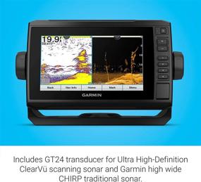 img 1 attached to 🌊 Garmin ECHOMAP UHD 74Cv: 7" Keyed-Assist Touchscreen Chartplotter with U.S. BlueChart G3 and GT24UHD-TM Transducer - Powerful GPS Navigation and Clear Sonar Imaging