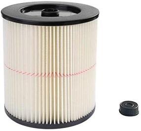 img 3 attached to 🔴 17816 Red Stripe Vacuum Cartridge Filter - Compatible with Craftsman Shop Vac, 8.5 Inches - White/Red