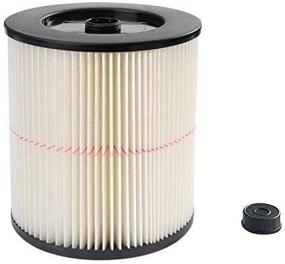 img 4 attached to 🔴 17816 Red Stripe Vacuum Cartridge Filter - Compatible with Craftsman Shop Vac, 8.5 Inches - White/Red