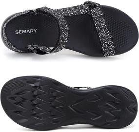 img 2 attached to 👟 SEMARY U720SLX027 Navy 36 Women's Athletic Beach Shoes - Anti-Skidding & Comfortable