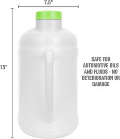 img 2 attached to 🛢️ OEMTOOLS 87018 10L Oil Jug: Ideal for Home Oil Changes, Ample Capacity for All Vehicles, Premium Automotive Oil Container