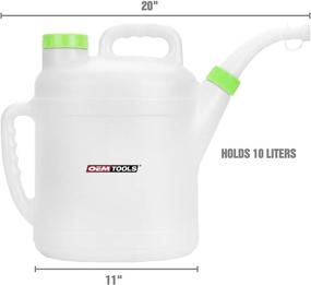 img 3 attached to 🛢️ OEMTOOLS 87018 10L Oil Jug: Ideal for Home Oil Changes, Ample Capacity for All Vehicles, Premium Automotive Oil Container