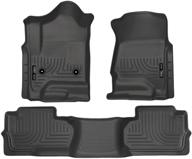 husky liners silverado sierra double interior accessories logo