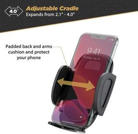 img 2 attached to 📱 SCOSCHE SUHV-XCES0 Select Vent Mount: Secure Phone Holder with Easy-Attach Vent Clips