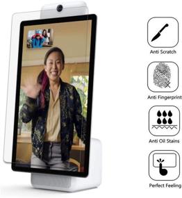 img 2 attached to [BISEN 4-Pack] Антибликовая матовая защитная пленка для Facebook Portal Plus - Антипятныш, Пожизненная защита