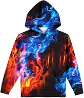 👕 hgvoetty colorful novelty hoodies for boys' fashion clothing logo