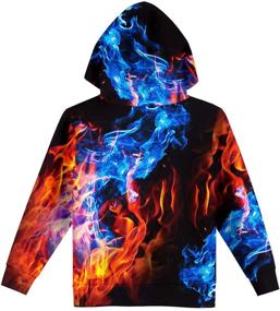 img 3 attached to 👕 Hgvoetty Colorful Novelty Hoodies for Boys' Fashion Clothing