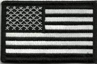 premium tactical usa flag patch - black & white by gadsden and culpeper: enhance your gear with distinct style logo