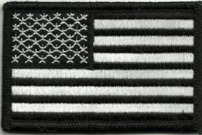 img 4 attached to Premium Tactical USA Flag Patch - Black & White by Gadsden and Culpeper: Enhance Your Gear with Distinct Style