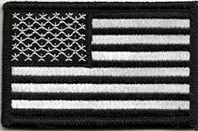 img 3 attached to Premium Tactical USA Flag Patch - Black & White by Gadsden and Culpeper: Enhance Your Gear with Distinct Style