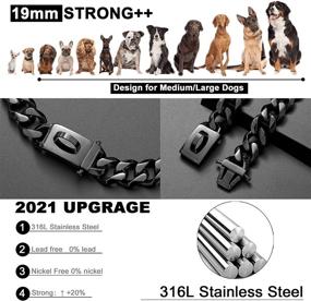 img 3 attached to Collar Walking American Pitbull Shepherd Dogs for Training & Behavior Aids