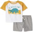 👶 childrens place toddler boys' clothing set - size 18-24 months (2 piece) logo