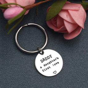 img 1 attached to Daughters Stainless Keychain Fathers Valentine