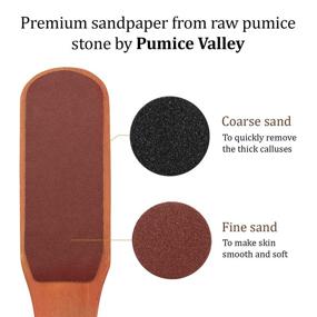 img 2 attached to Pumice Stone Foot File with Handle - Callus, Dry, and Dead Skin Remover for Pedicure 🦶 - Heel Scraper for Exfoliating Feet, Hands, and Body - Ideal Foot Filer for Use in the Shower