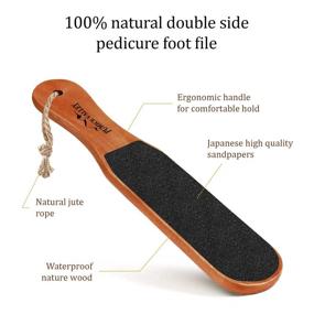 img 3 attached to Pumice Stone Foot File with Handle - Callus, Dry, and Dead Skin Remover for Pedicure 🦶 - Heel Scraper for Exfoliating Feet, Hands, and Body - Ideal Foot Filer for Use in the Shower