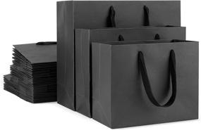 img 4 attached to 🌿 Environmentally-Friendly EUSOAR Recyclable Black Business Packaging Bags