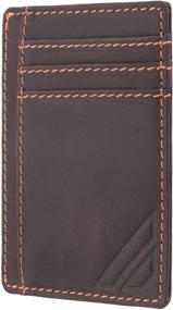 img 4 attached to 🧳 Minimalist Leather Wallet for Men by Motivgear - A Pocket-sized Essential