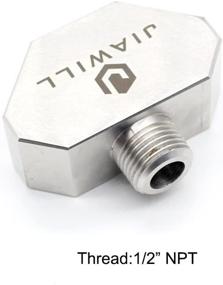 img 2 attached to ⛵️ Jiawill Boat Drain Plug Light Splitter: Stainless Steel 1/2NPT Adapter for Double Illumination