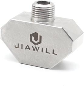 img 4 attached to ⛵️ Jiawill Boat Drain Plug Light Splitter: Stainless Steel 1/2NPT Adapter for Double Illumination