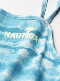 img 2 attached to Nautica Girls' Romper - Stylish and Trendy One-Piece Outfit for Girls