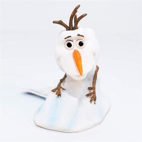 img 1 attached to Penn-Plax Disney's Frozen Sliding Olaf Mini Ornament: Ideal for Fish Tanks & Small Aquariums (2.25” long, 1.25” deep, 1.75” tall)