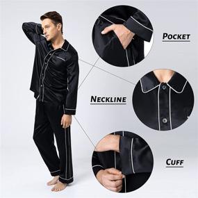 img 2 attached to 🌙 Sleepwear with Double Pipping and Notched Pajamas