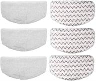 🧼 bissell powerfresh steam mop replacement pads - 6-pack microfiber cleaning pad set (1940, 1440, 1544, 1806, 2075 series) logo