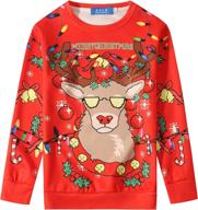 sslr crewneck pullover christmas sweatshirt boys' clothing ~ fashion hoodies & sweatshirts логотип