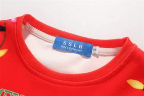 img 2 attached to SSLR Crewneck Pullover Christmas Sweatshirt Boys' Clothing ~ Fashion Hoodies & Sweatshirts