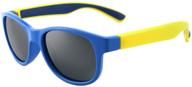🕶️ modesoda rectangular polarized sunglasses – boys' protective accessories logo